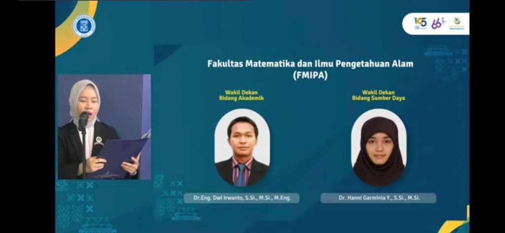 Pelantikan Wakil Dekan FMIPA ITB 2025–2030: Dr. Eng. Dwi Irwanto Resmi Jabat Wakil Dekan Bidang Akademik FMIPA